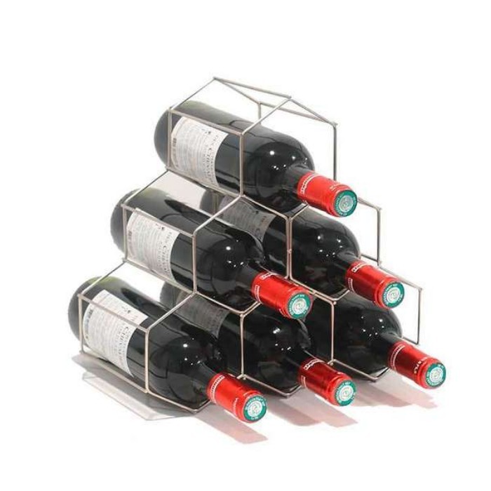 kitchenware/racks-holders-trollies/hexagon-6-bottle-wine-rack