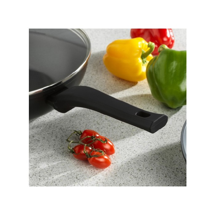kitchenware/pots-lids-pans/russell-hobbs-wok-with-lid-28cm-grey