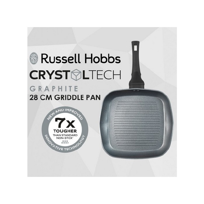 kitchenware/pots-lids-pans/russell-hobbs-griddle-pan-graphite-28cm-crystaltech