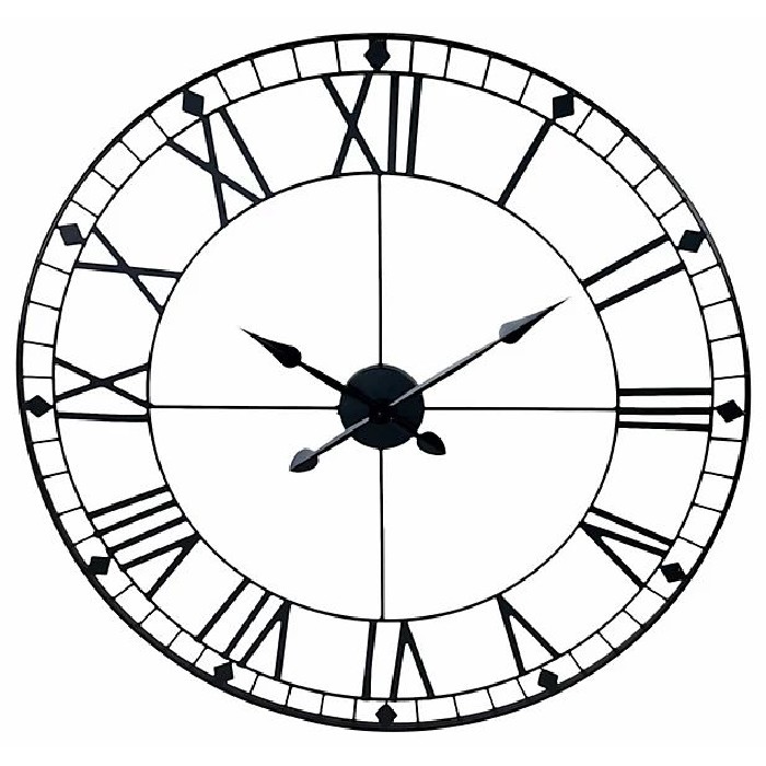 Download roman-numeral-black-clock-88cm | clocks | home-decor | The Atrium
