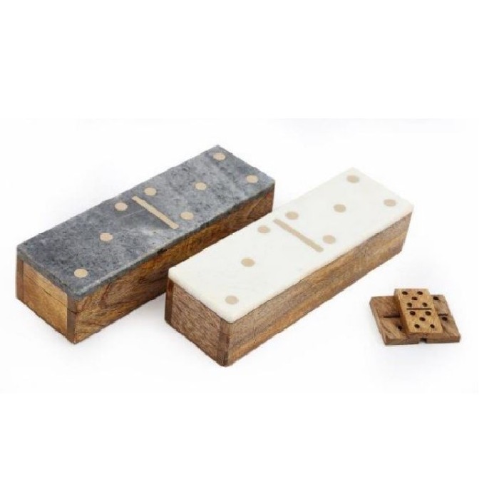 home-decor/decorative-ornaments/dominoes-set-marble-top-2-assorted-colours