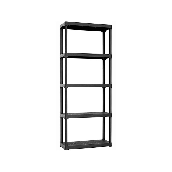 outdoor/storage/5-tier-black-polypropylene-shelving-system-70-cm
