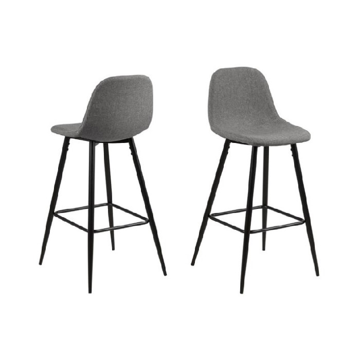 Wilma Bar Stool Light Grey Dining Stools Dining The Atrium