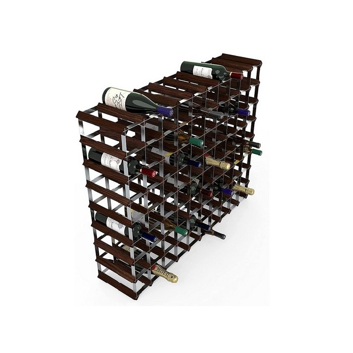 kitchenware/racks-holders-trollies/dark-pine-90-bottle-wine-rack-kit