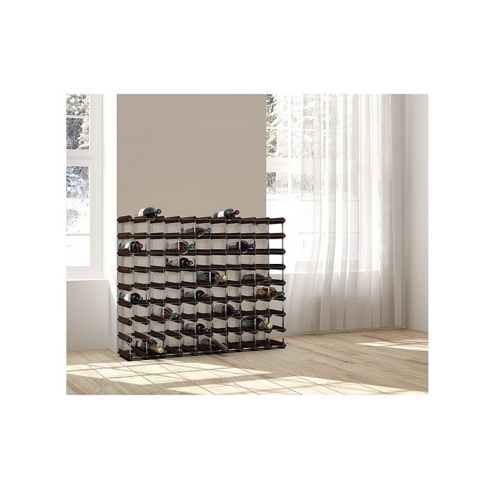 kitchenware/racks-holders-trollies/dark-pine-90-bottle-wine-rack-kit