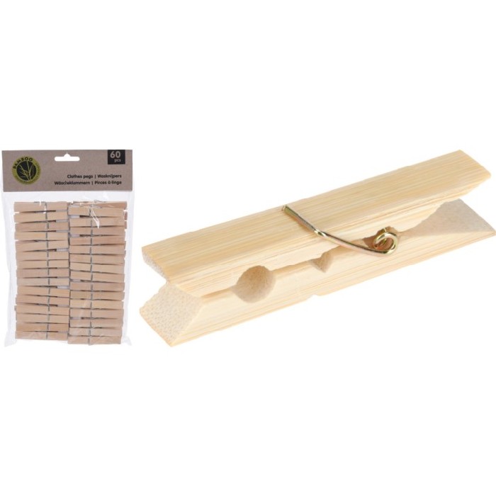clothespegsbamboo60pcs houseware householdgoods The Atrium