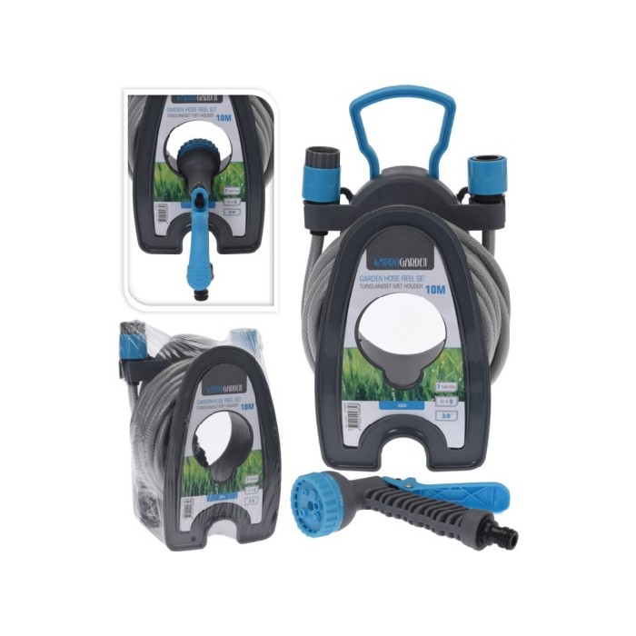 Garden Hose Set 10Mtr Hoses Reels Sprayers Gardening The Atrium