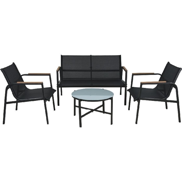 outdoor/sofas-sofa-sets/garden-furniture-set-4pcs-black