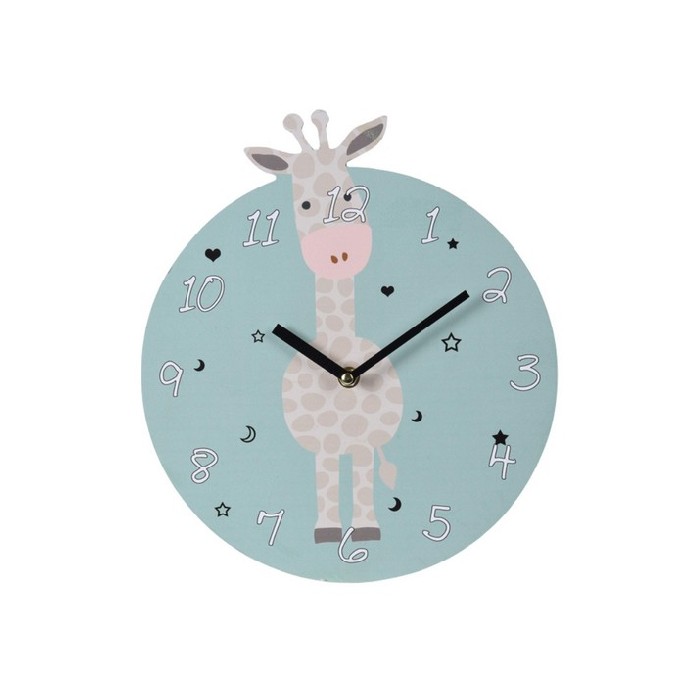 other/kids-accessories-deco/wall-clock-mdf-animal-26cm-4assorted