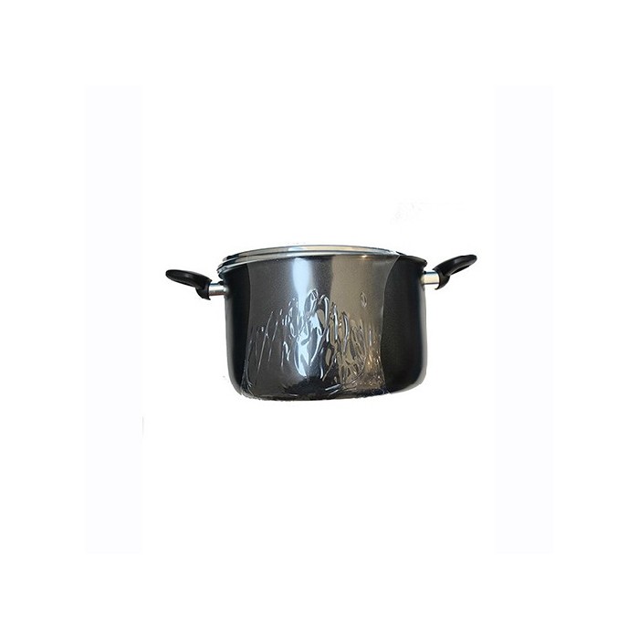 kitchenware/pots-lids-pans/zanetti-jumbo-hot-pot-with-lid-black-22cm