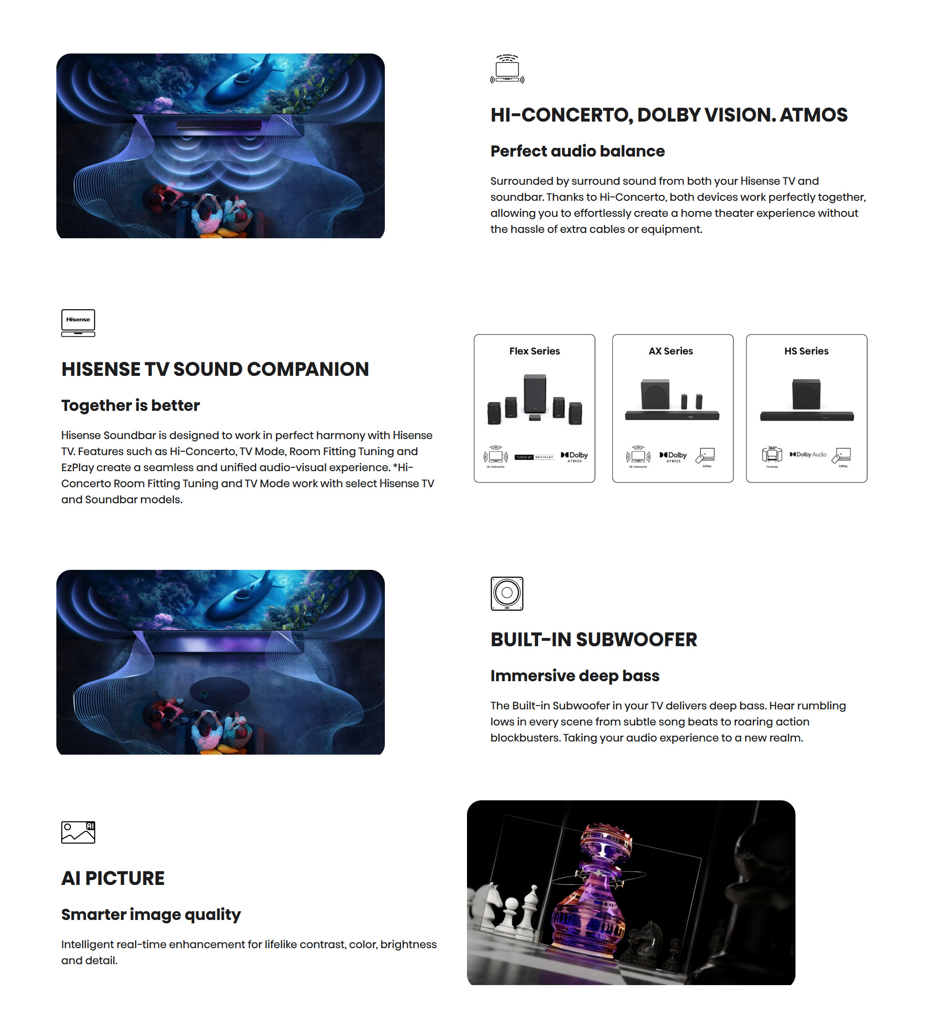 Hisense100E7Q PRO100 4K QLED Smart TV Wi-Fi