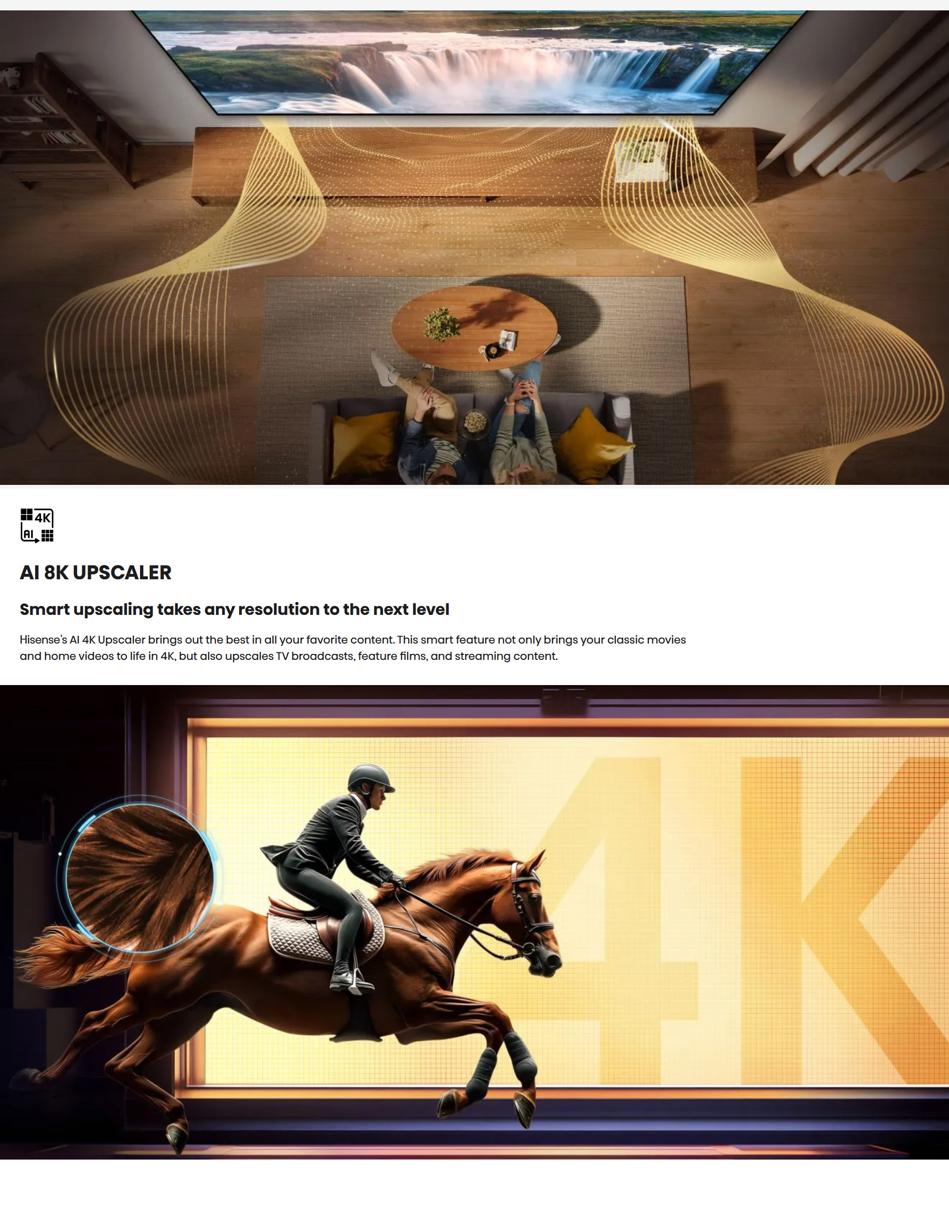 HISENSE 85E7Q 85'' 4K UHD QLED