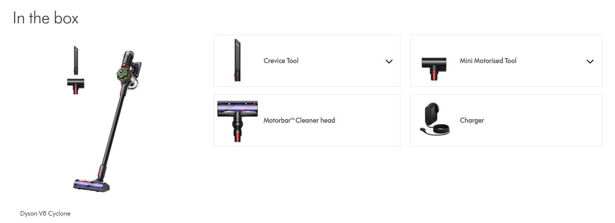 Dyson V8 Cyclone Cordless Vacuum Cleaner Green and Black